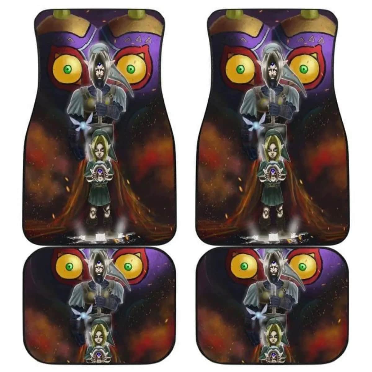 Majora's Mask The Legend of Zelda Custom Car Floor Mats Universal Fit Auto Accessories