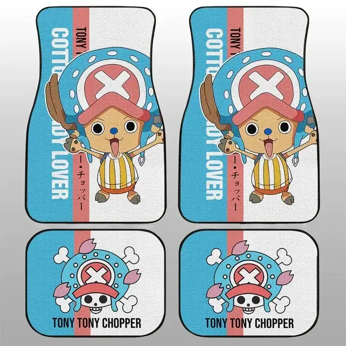 Tony Tony Chopper OP Custom Car Floor Mats Anime Auto Accessories