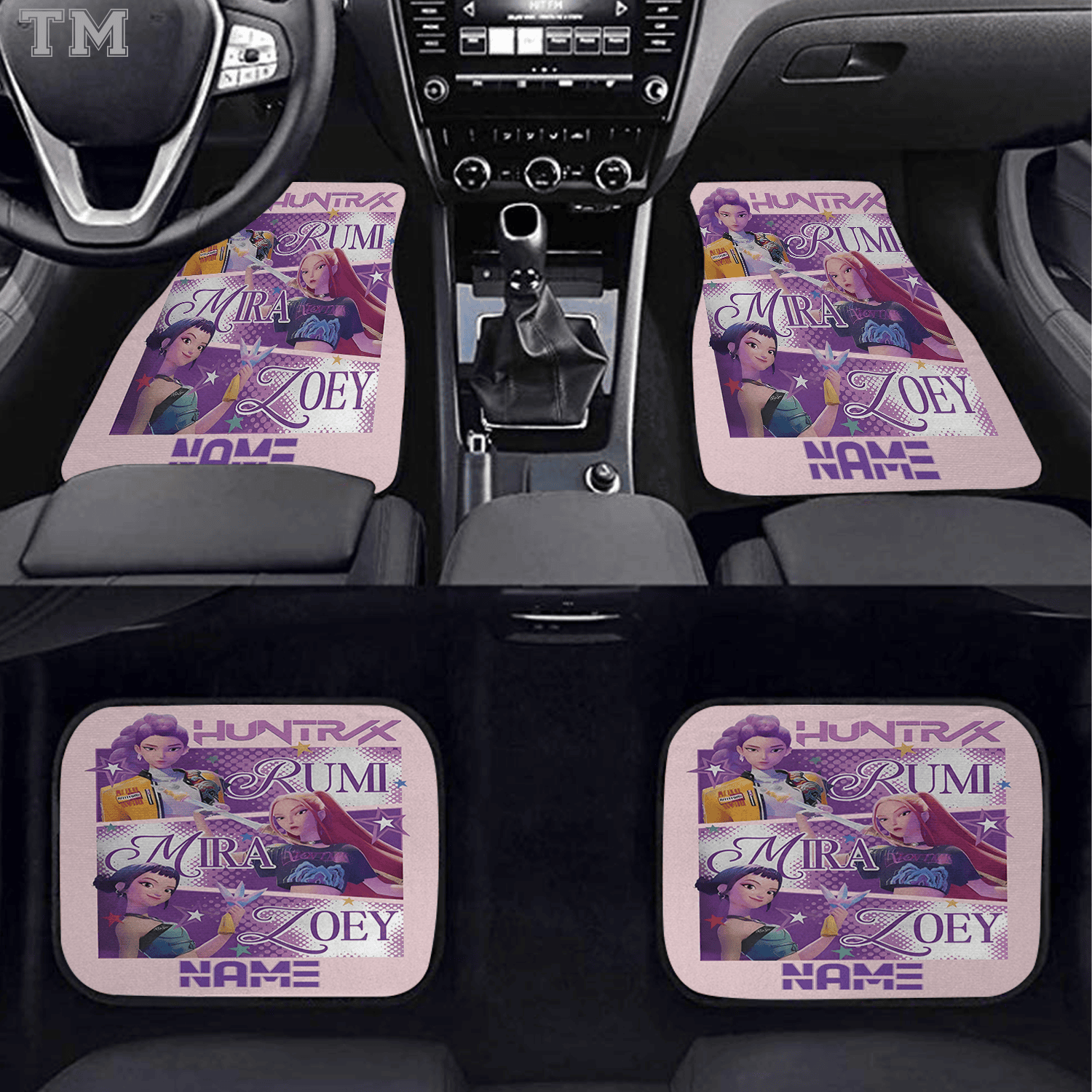 Tweety Bird Looney Tunes Custom Car Floor Mats 4PCS Universal Fit Front & Rear All-Weather Auto Carpet Set Gift for Cartoon Fans - Image 2