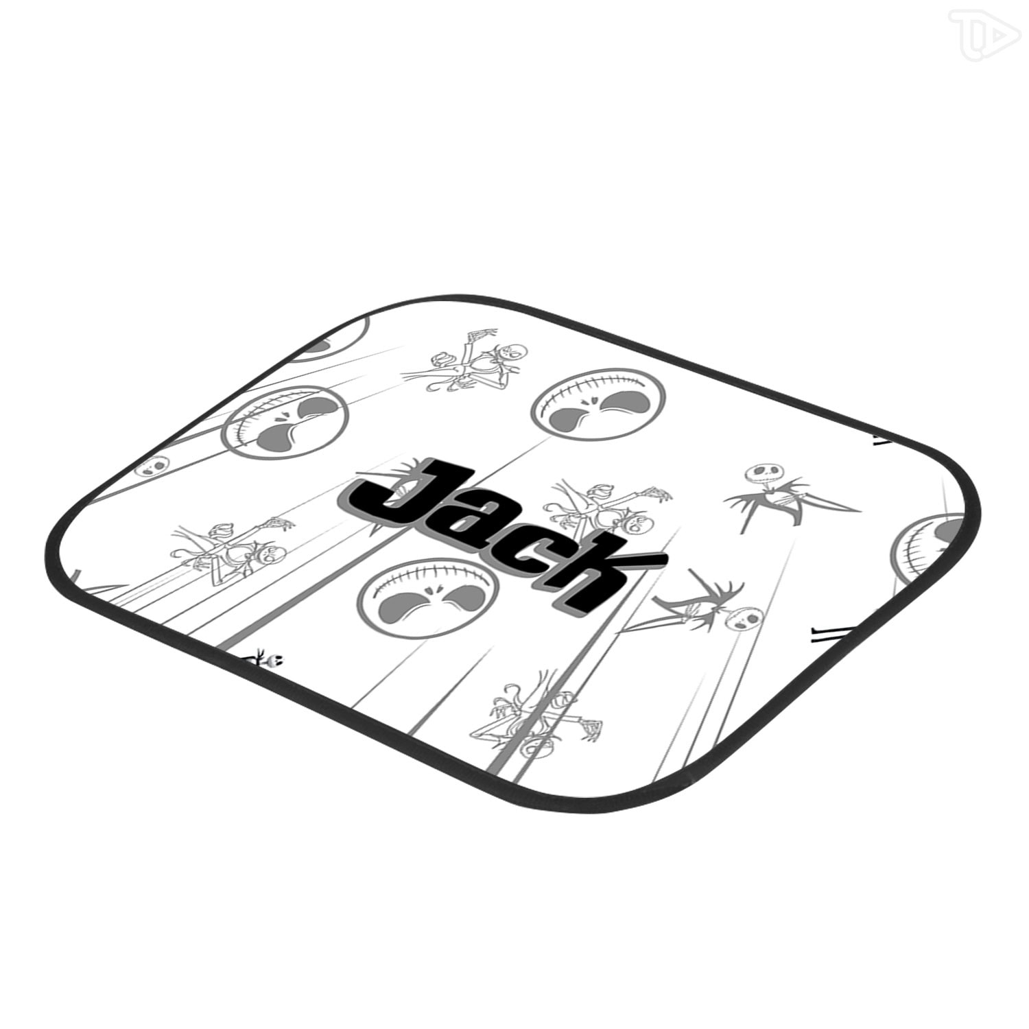 Jack Skellington Nightmare Before Christmas Custom Car Floor Mats 4PCS All-Weather Set - Image 3