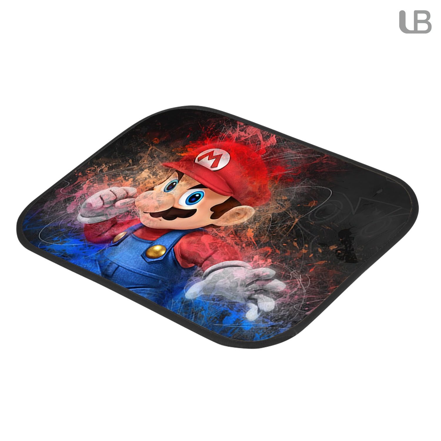 Super Mario Nintendo Custom Car Floor Mats 4PCS Universal Gaming Auto Carpet Set - Image 3