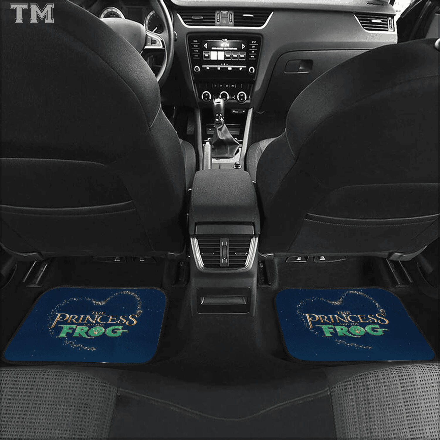 The Princess and the Frog Custom Car Floor Mats Front & Rear Universal Fit Set - Image 3